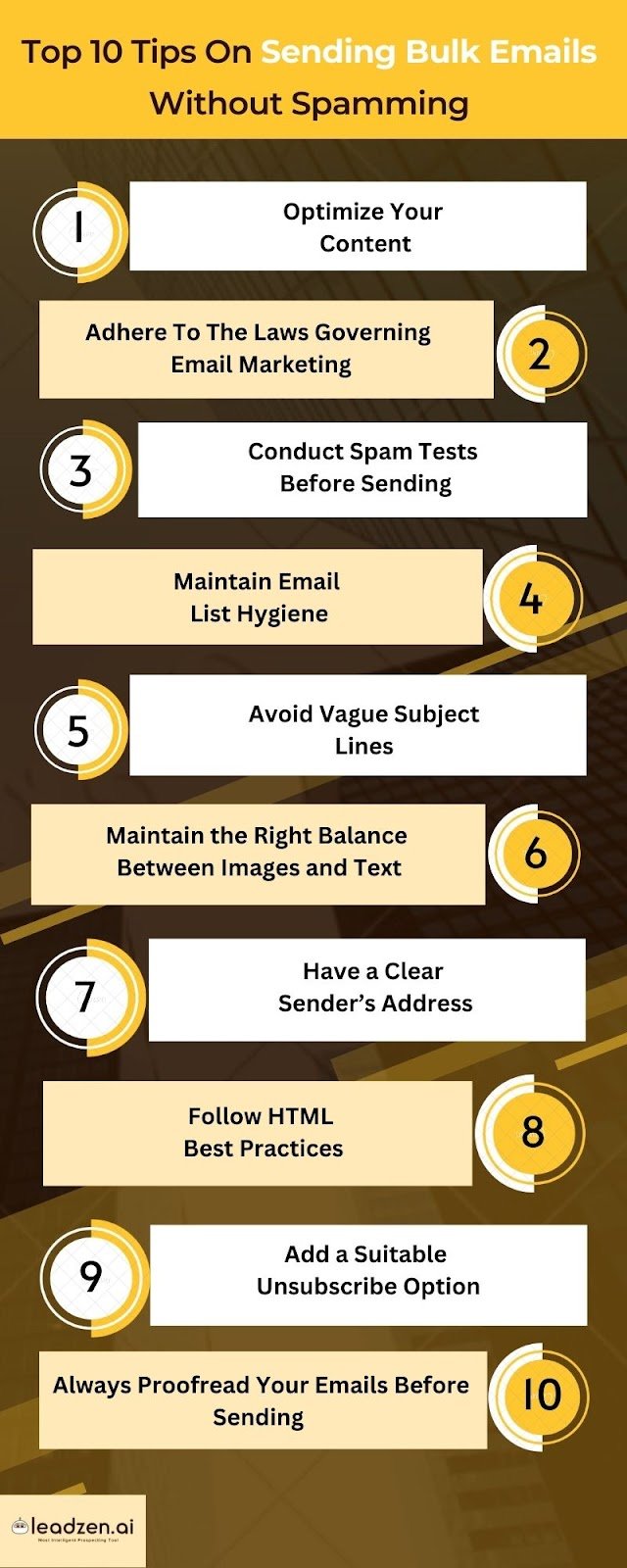 How To Send Bulk Emails Without Spamming? | Leadzen.ai