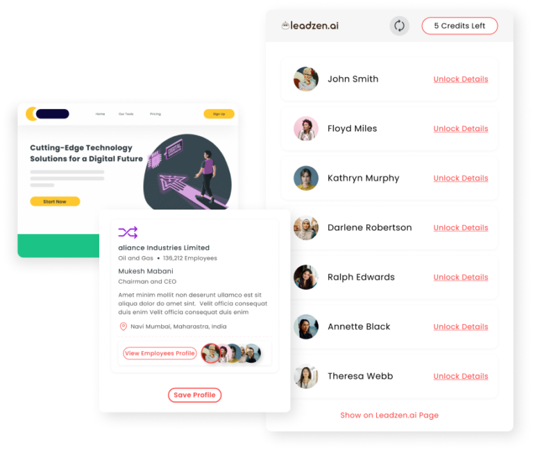 The Most Intelligent Ai Lead Generation Tool | Leadzen.ai